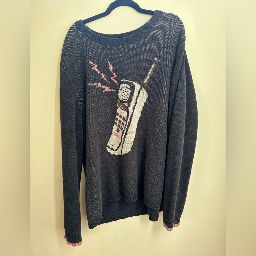 Urban Outfitters 80s brick cell phone sweater - size XL